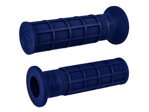 Hart-Luck Full Waffle 1" Handgrips - Dark Blue.