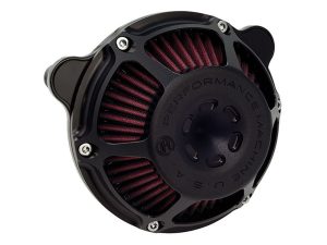 Max HP Air Cleaner Kit - Black Ops. Fits Big Twin 1993-2017 with CV Carb or Cable Operated Delphi EFI