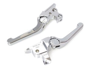 Adjustable Anthem Levers - Chrome. Fits Touring Most 2021-2024 with Cable Clutch
