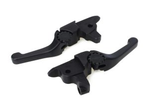 Adjustable Shorty Anthem Levers - Black. Fits Touring 2017-2020 With Hydraulic Clutch