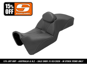 Adventure Tour Low Dual Seat With Backrest. Fits Pan America 2021up.