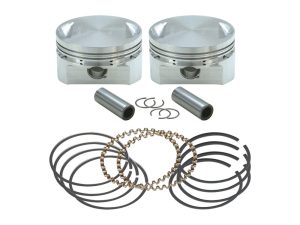 +.010" Forged 89ci Stroker Pistons. Fits Evolution Big Twin 1984-1999 with S&S 4-5/8" Stroker Flywheel
