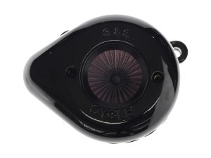 Air Stinger Stealth Air Cleaner Kit - Black Teardrop. Fits Sportster 2007-2021.