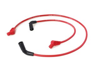 8mm Spark Plug Wire Set - Red. Fits Touring 2009-2016.