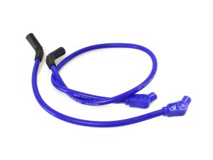 10.4mm Spark Plug Wire Set - Blue. Fits Touring 2009-2016.
