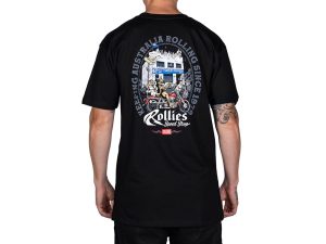 Death Collective Rollies Australia Day T-Shirt - Black. 2X-Large