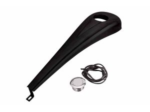 Clean and Simple Steel Dash - Black. Fits Touring 2008up.
